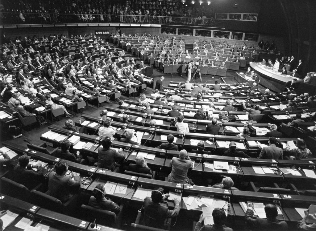 First sitting of the European Parliament elected by direct universal suffrage (Strasbourg, 17–20 July 1979)