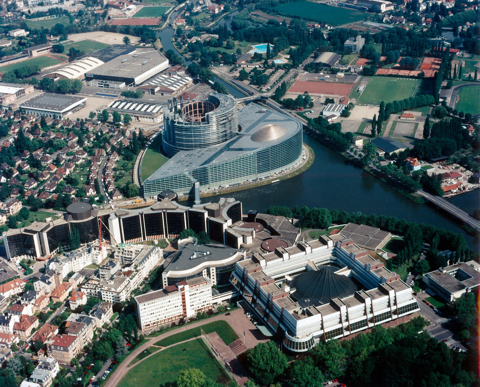 The European Parliament in Strasbourg