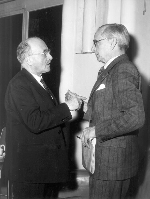 Jean Monnet and Lord Layton