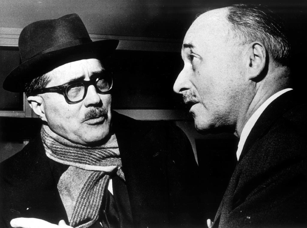 François de Menthon et Jean Monnet (Strasbourg, 10 janvier 1953)