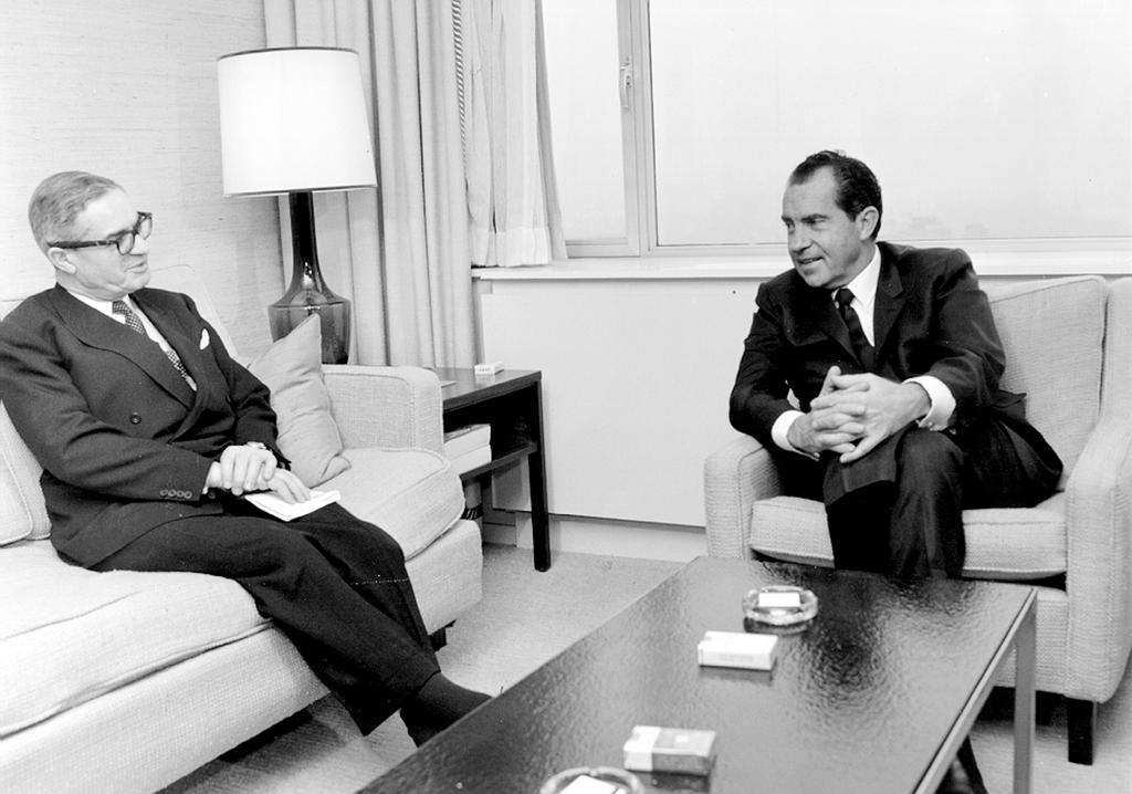 Jean Rey and Richard Nixon (Brussels, 1970)