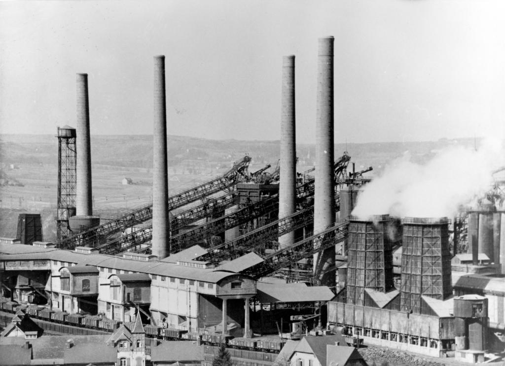 ARBED steel works in Esch/Terres Rouges (Luxembourg)