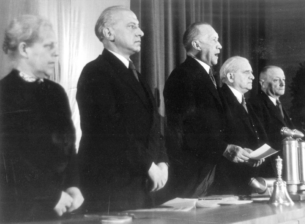 Adoption of the Basic Law (Bonn, 23 May 1949)
