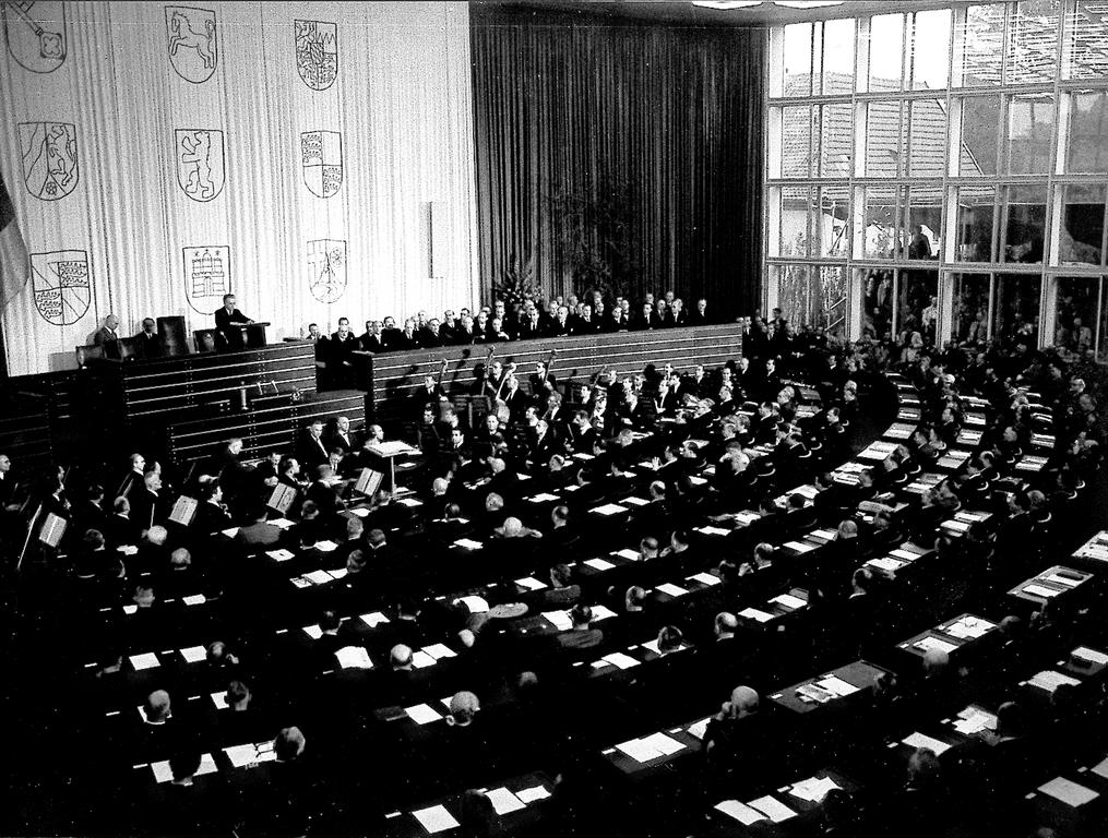 Discours de Paul Löbe devant le Bundestag (Bonn, 7 septembre 1949)