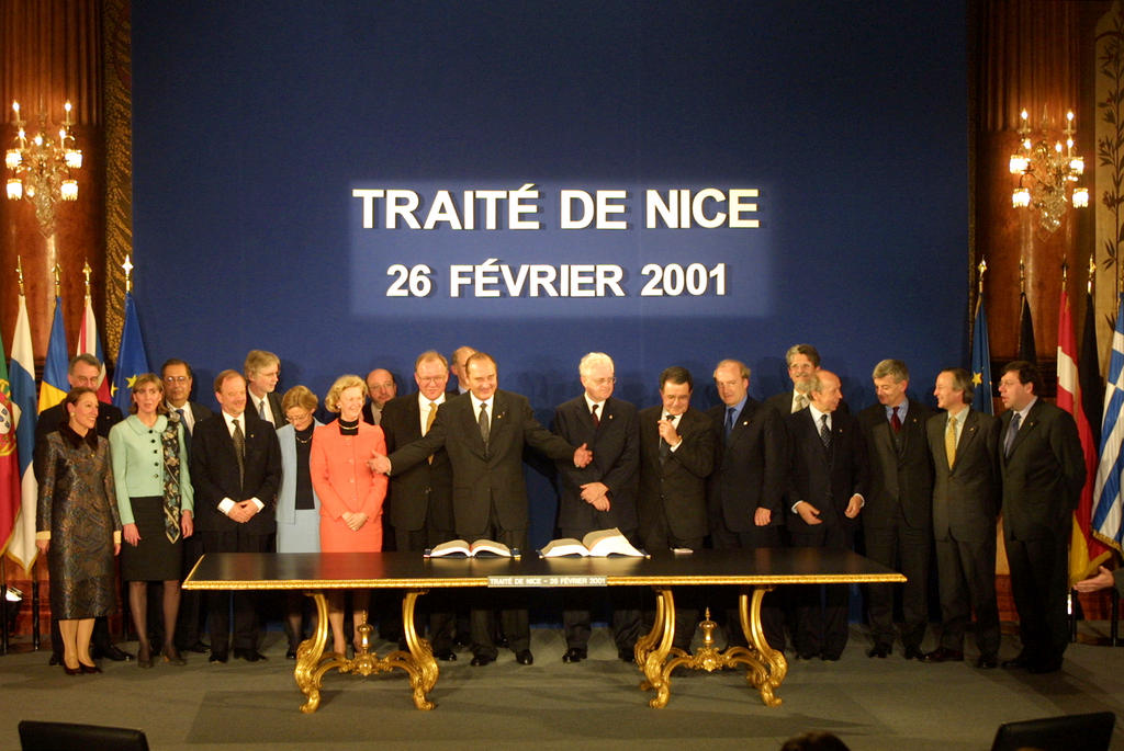 Signature du traité de Nice (Nice, 26 février 2001)