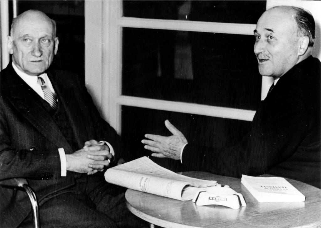 Robert Schuman et Jean Monnet