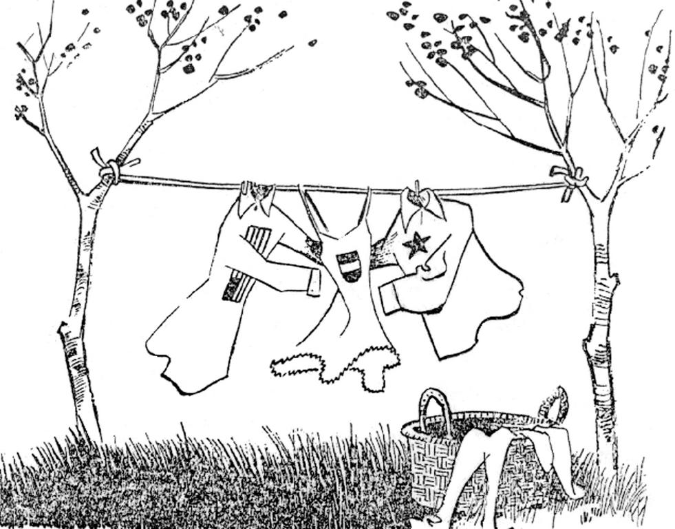 Cartoon on the Austrian State Treaty (5 May 1955)