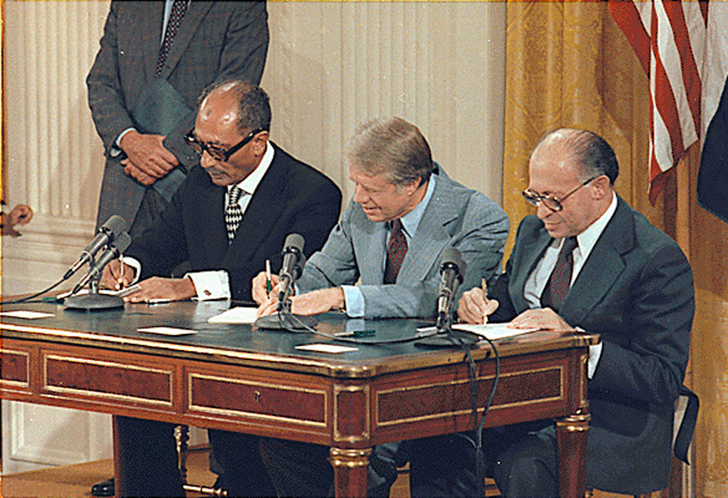 Signing ceremony of the Camp David Accords