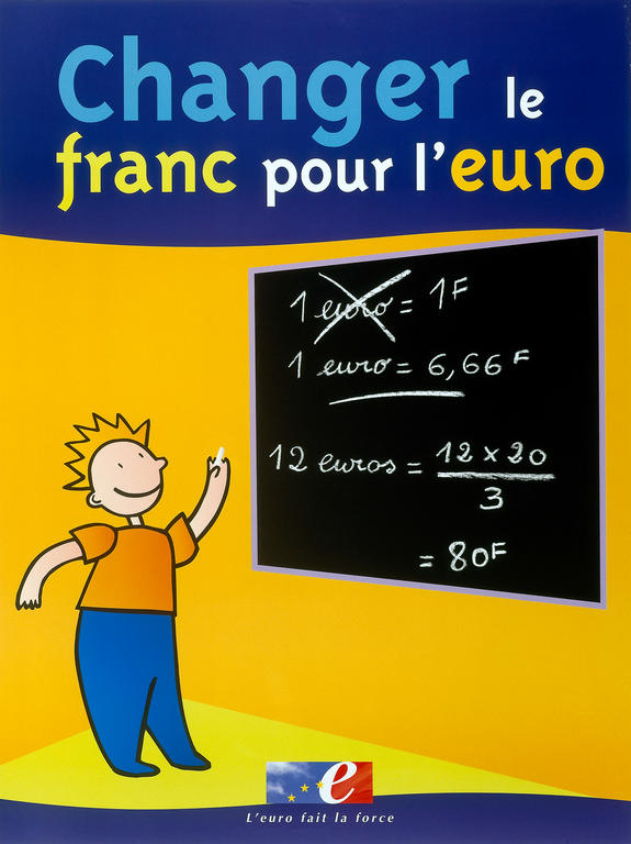 French information campaign on the change-over to the euro