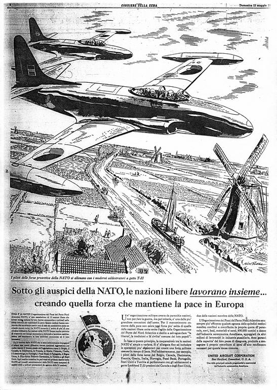 Advertisement in support of NATO (15 May 1955)
