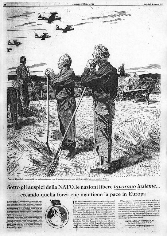 Publicité en faveur de l'OTAN (4 mai 1955)