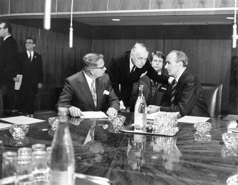 The Norwegian delegation (Brussels, 7 January 1972)