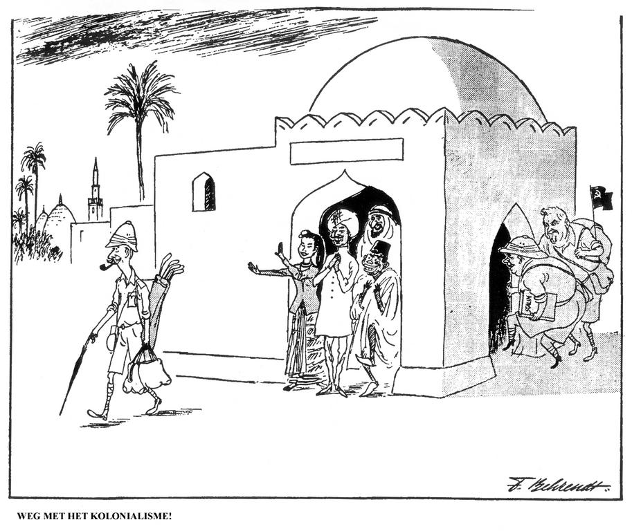 Caricature de Behrendt sur la décolonisation