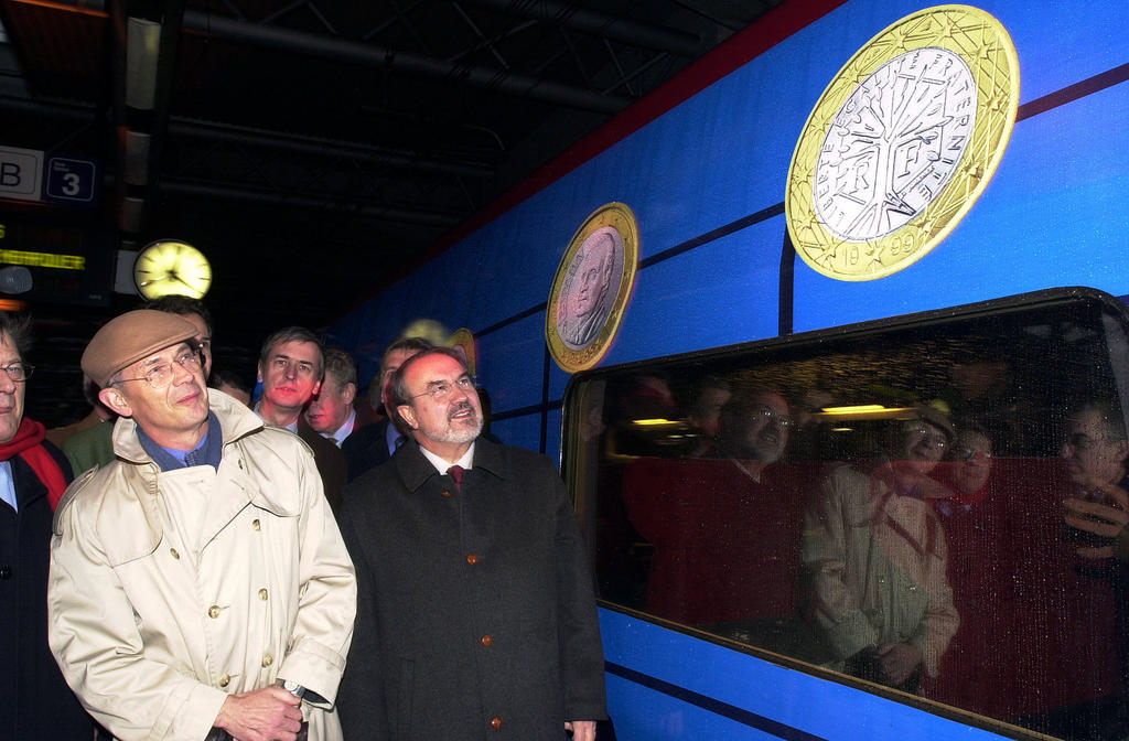 Inauguration of 'Thalys euro' (Brussels, 21 December 2001)