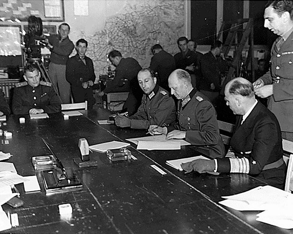 Surrender of Nazi Germany (Reims, 7 May 1945)