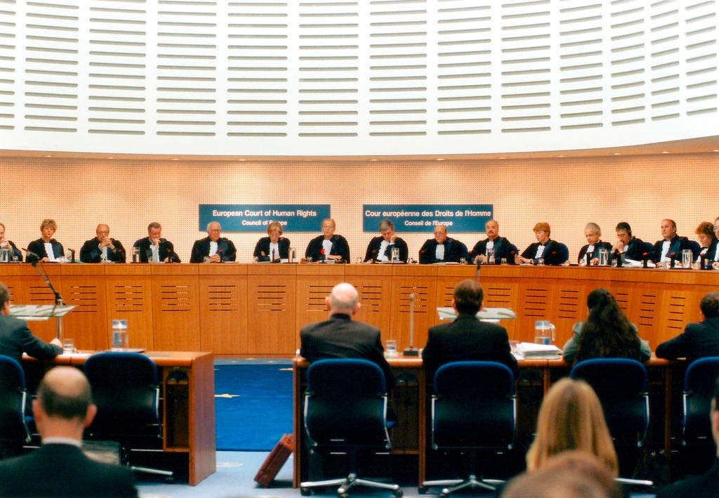 Audience de la Cour européenne des Droits de l'Homme (Strasbourg)