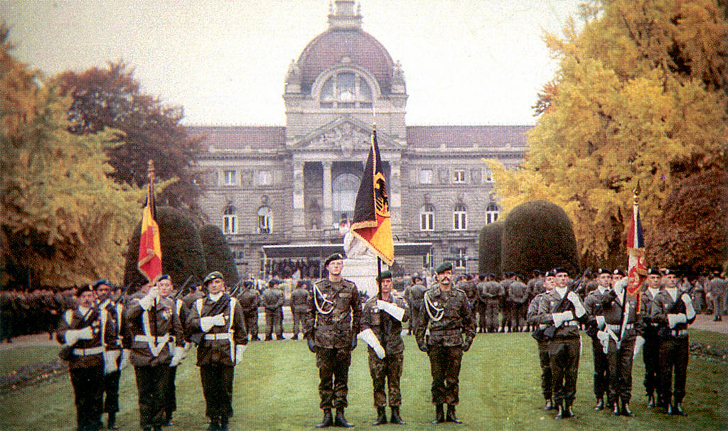 Inauguration de l'Eurocorps (Strasbourg, 5 novembre 1993)