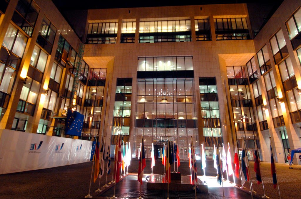 Main courtyard of the Justus Lipsius building (Brussels)
