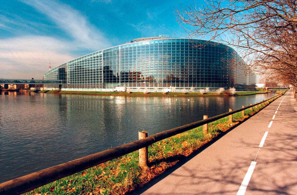 Bâtiment "Louise Weiss" du Parlement européen à Strasbourg 