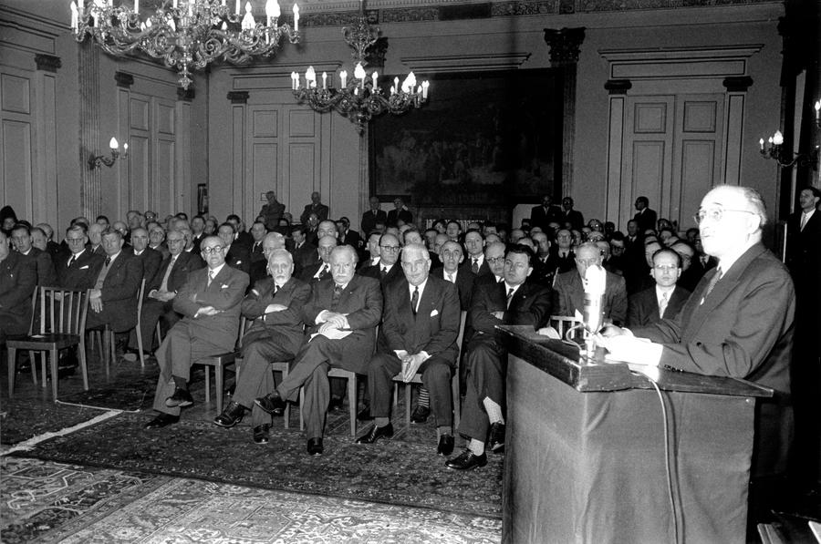 Allocution de Jean Monnet lors de la première séance de la Cour de justice CECA (Luxembourg, 10 décembre 1952)