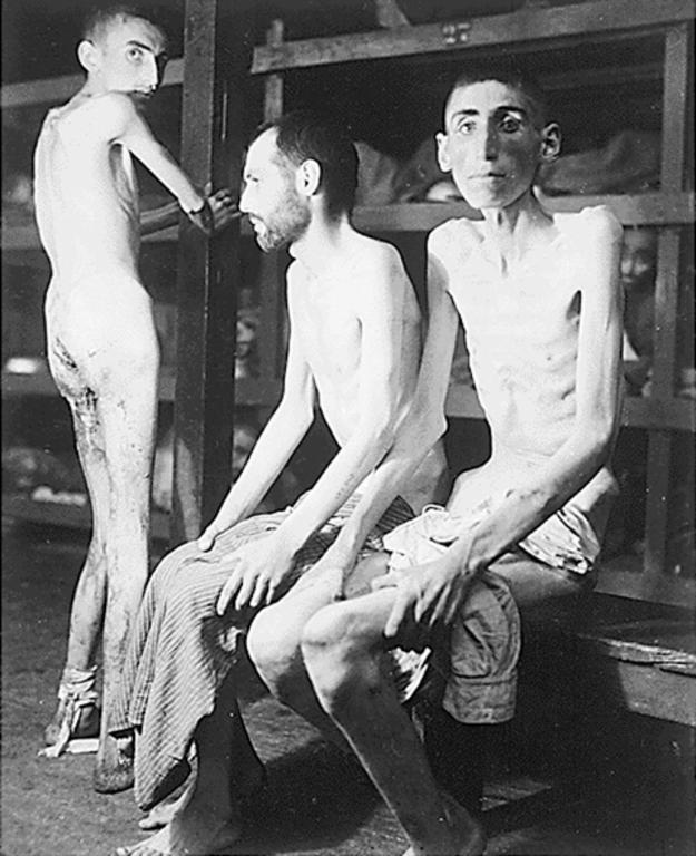 Camp de concentration de Buchenwald (Allemagne, 16 avril 1945)