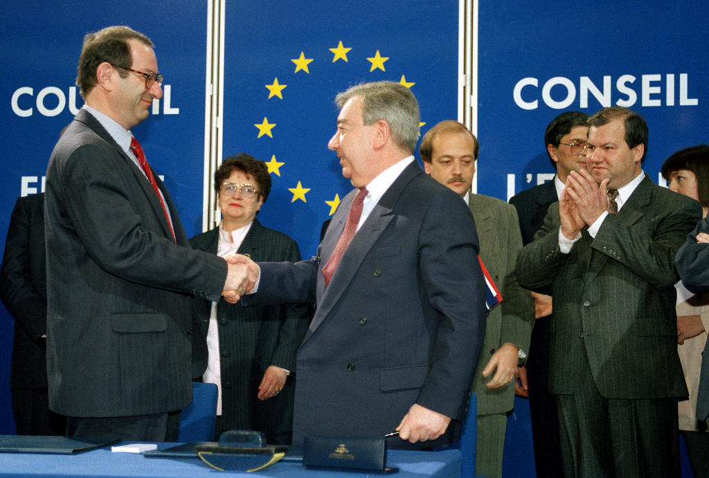 Ceremony marking Russia’s accession to the Council of Europe (28 February 1996)