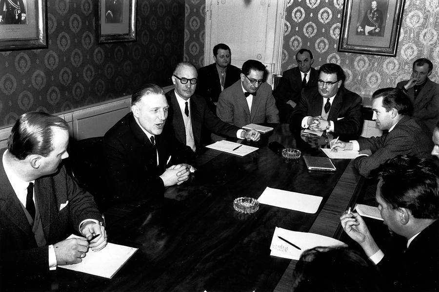 Pressekonferenz von Pierre Werner (Luxemburg, 19. März 1963)