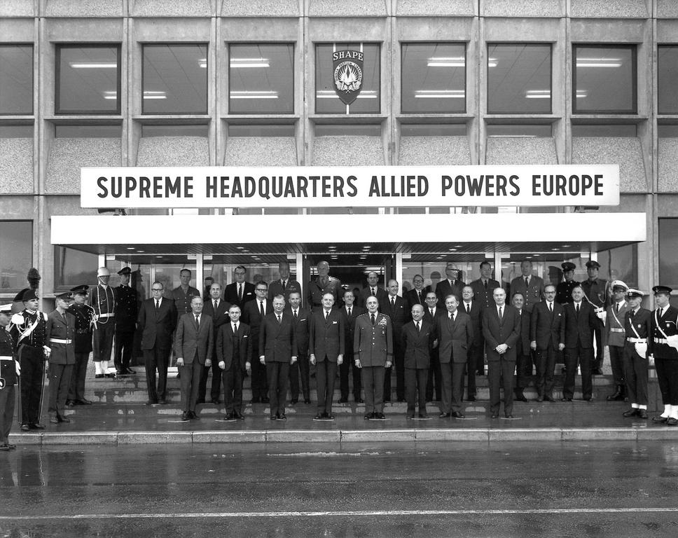 Official opening of the new Supreme Headquarters Allied Powers Europe (Casteau, 31 March 1967)