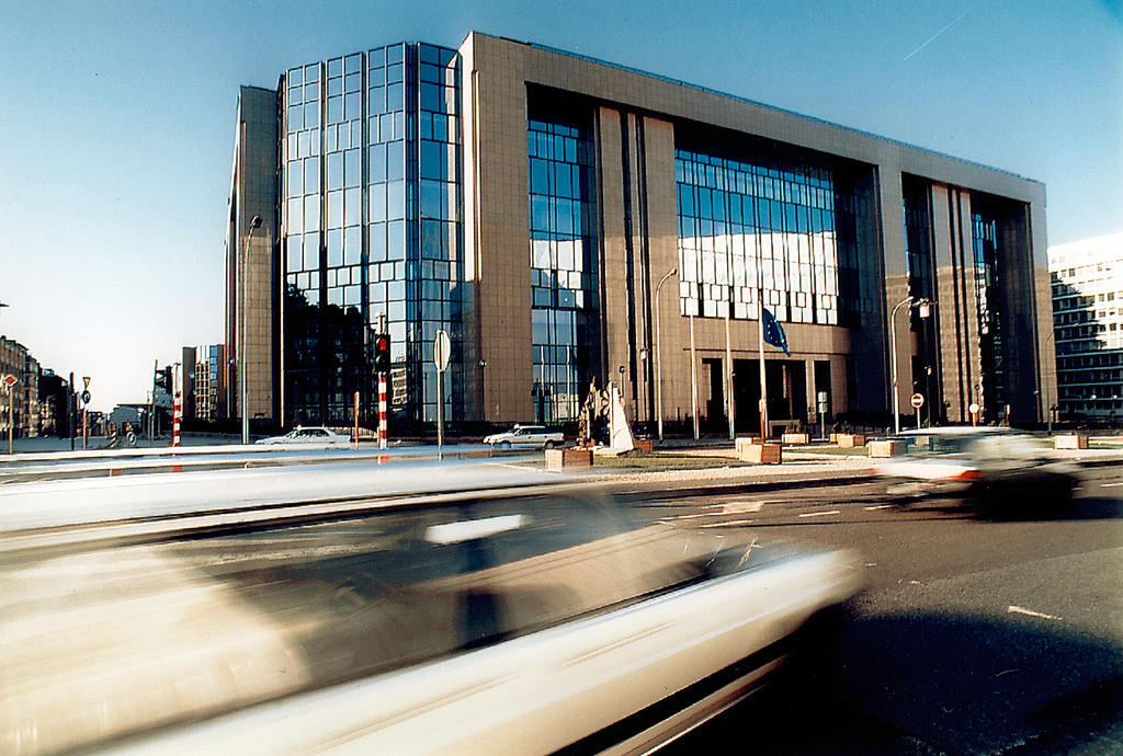 Building (Justus Lipsius) of the Council of the European Union in Brussels