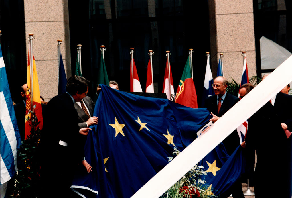 Einweihung des Justus-Lipsius-Gebäudes (Brüssel, 29. Mai 1995)