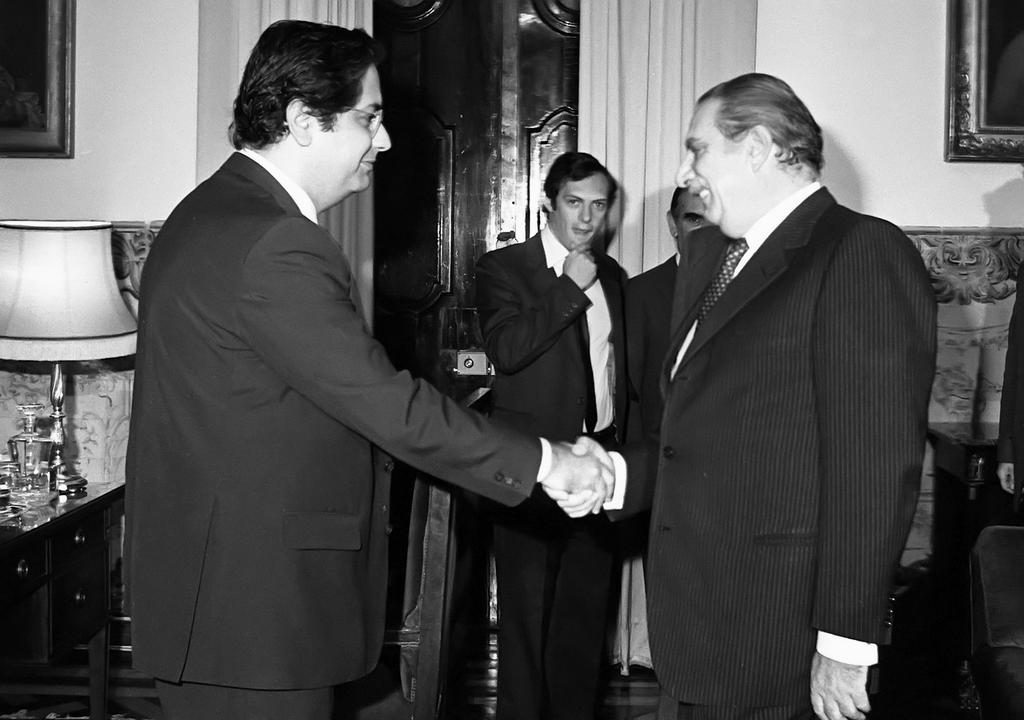 Visite de travail de Lorenzo Natali au Portugal (Lisbonne, 28 octobre 1983)