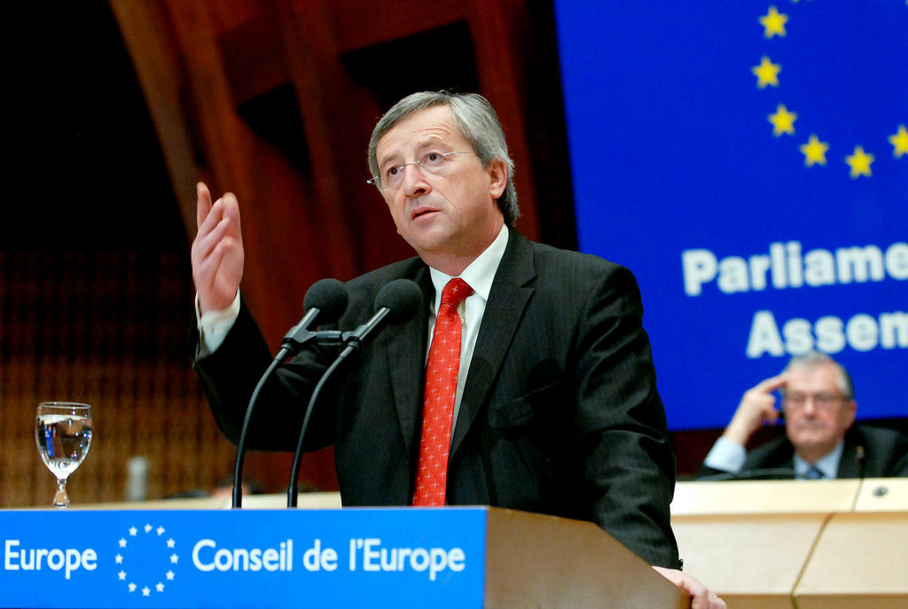 Présentation par Jean-Claude Juncker de son rapport sur les relations entre le Conseil de l’Europe et l’Union européenne (Strasbourg, 11 avril 2006)