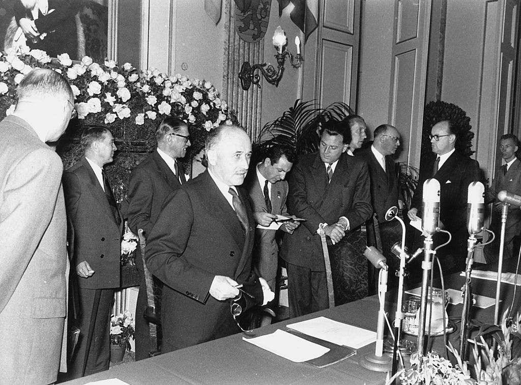 Allocution de Jean Monnet lors de la séance d'inauguration de la Haute Autorité (Luxembourg, 10 août 1952)