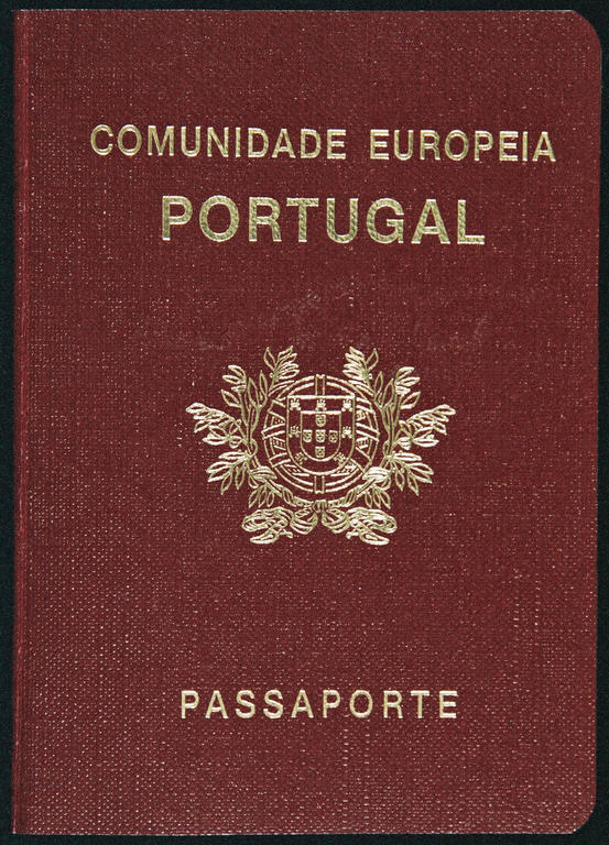 European passport issued by Portugal