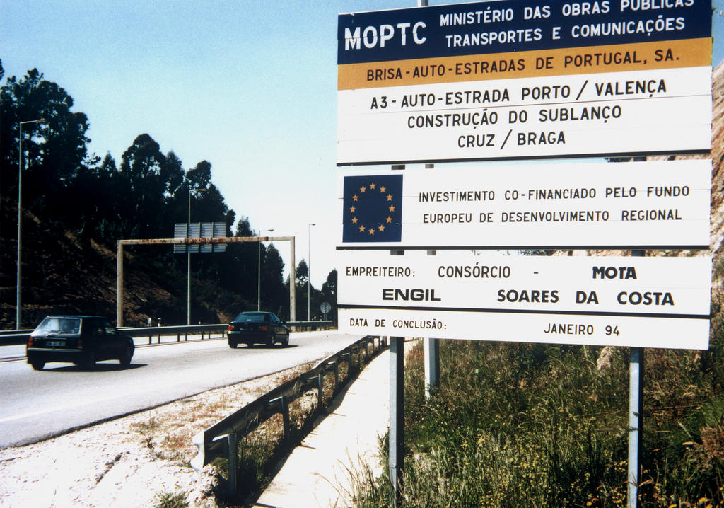 Plan for the construction of a stretch of motorway in Portugal cofunded by the ERDF (9 July 1993)