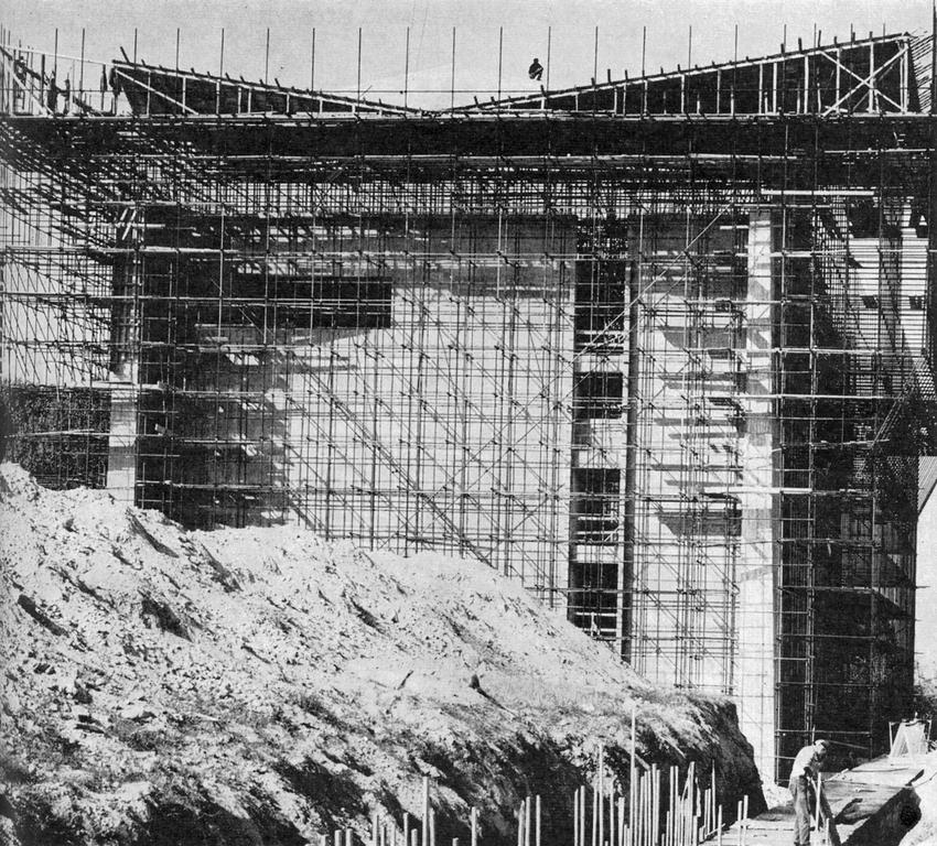 Construction du réacteur ECO à Ispra (1962)