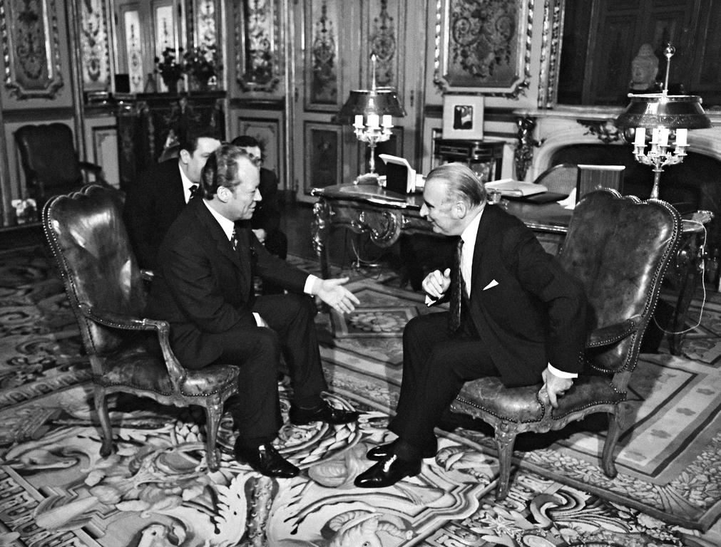 Treffen zwischen Willy Brandt und Georges Pompidou (Paris, 3. Dezember 1971)