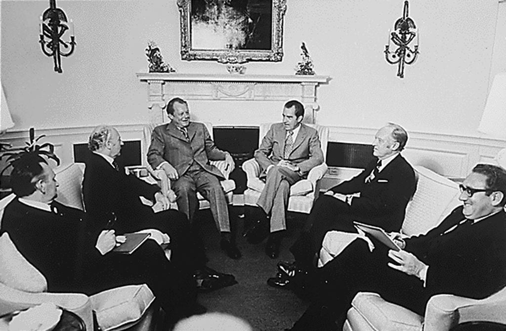Rencontre entre Willy Brandt et Richard Nixon (Washington, 2 mai 1973)