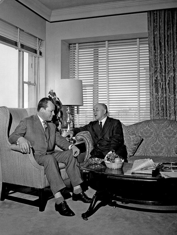 Willy Brandt et Jean Monnet (1961)