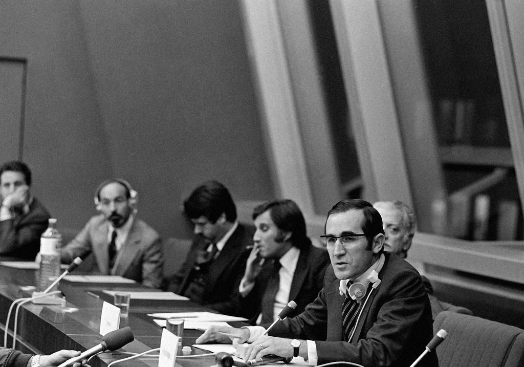 Visite officielle d'António Ramalho Eanes au Parlement européen (Bruxelles, 13 novembre 1978)
