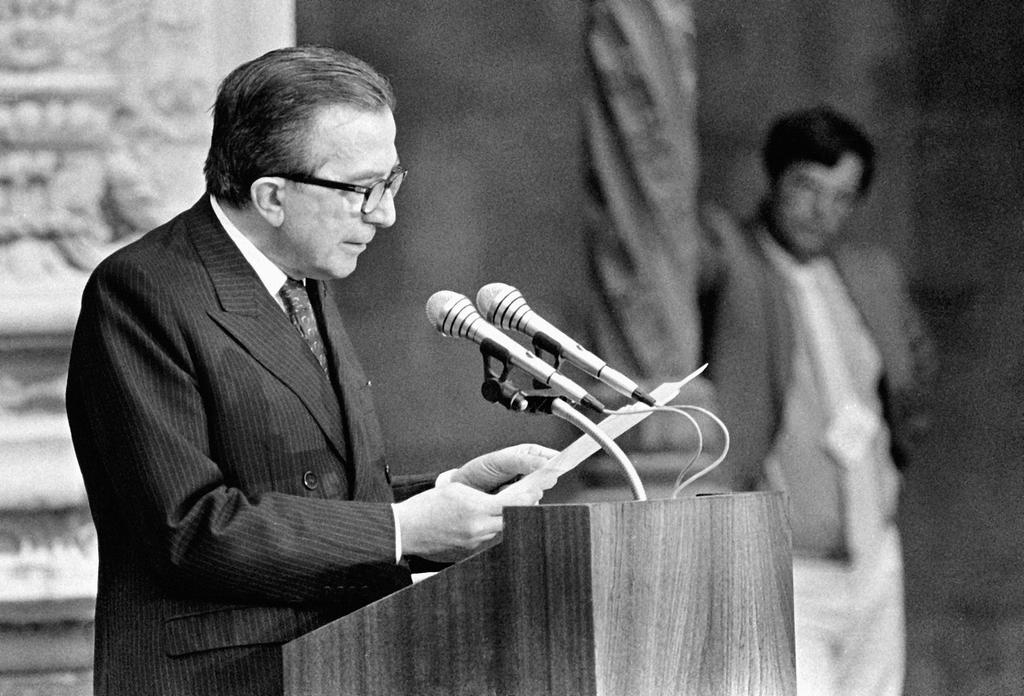 Allocution de Giulio Andreotti à l'occasion de la signature du traité d’adhésion du Portugal aux Communautés européennes (Lisbonne, 12 juin 1985)