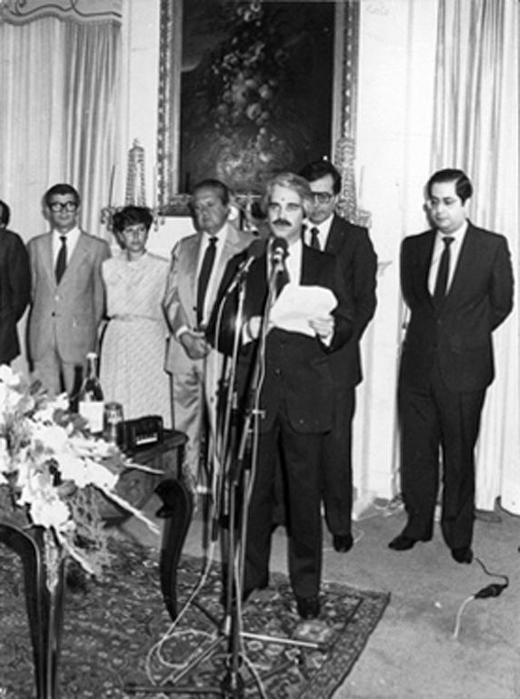 Discours d'António Marta à l'occasion de sa prise de fonctions (Lisbonne, 12 juillet 1983)