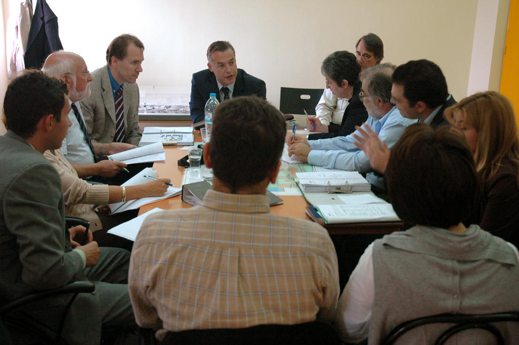 Audit mission at a water treatment plant (Thessalonica, 27 September 2007)