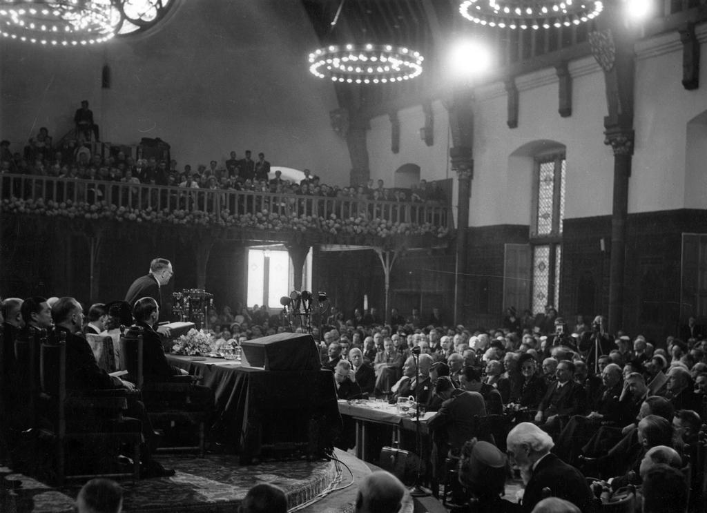 Discours de P.A. Kerstens au congrès de l'Europe à La Haye (7 mai 1948)