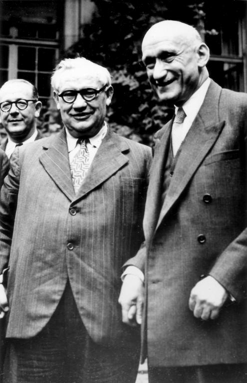 Ernest Bevin et Robert Schuman au Conseil de l'Europe (1949)