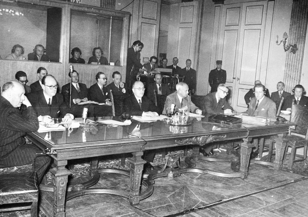 Première session du comité consultatif de la Haute Autorité (Luxembourg, 26 janvier 1953)