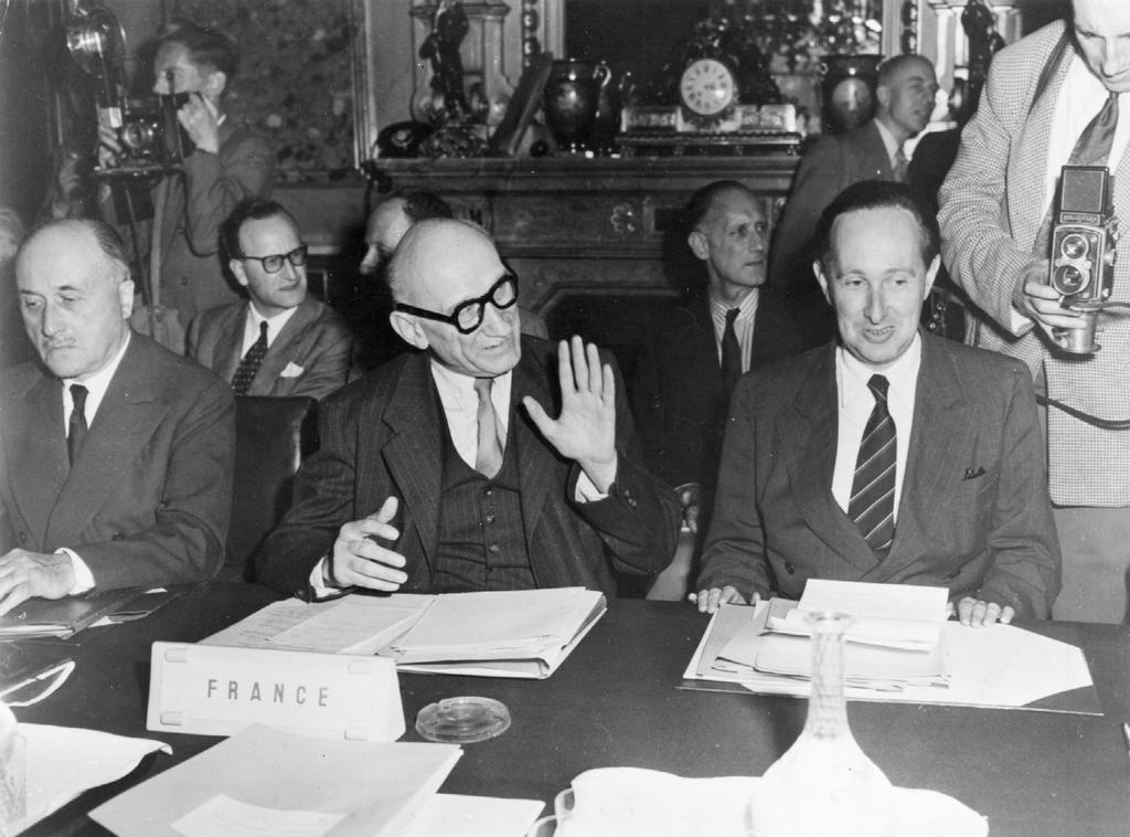 Eröffnungssitzung der Konferenz über den Schuman-Plan (Paris, 20. Juni 1950)