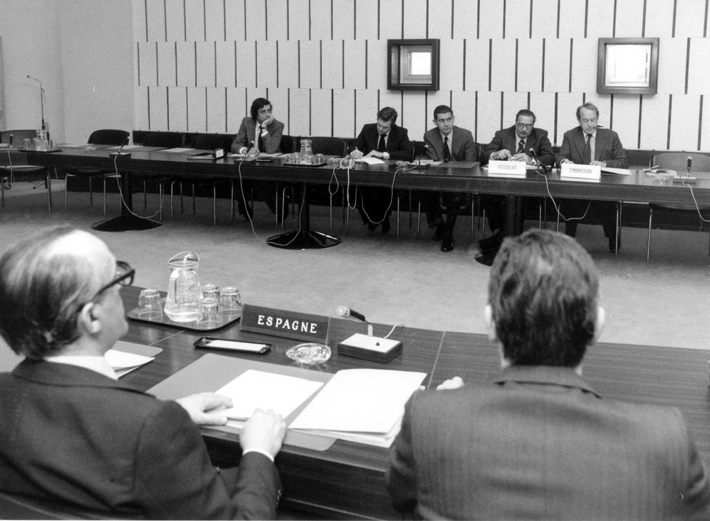 Preparatory meeting for Spain’s accession (Brussels, 1977)