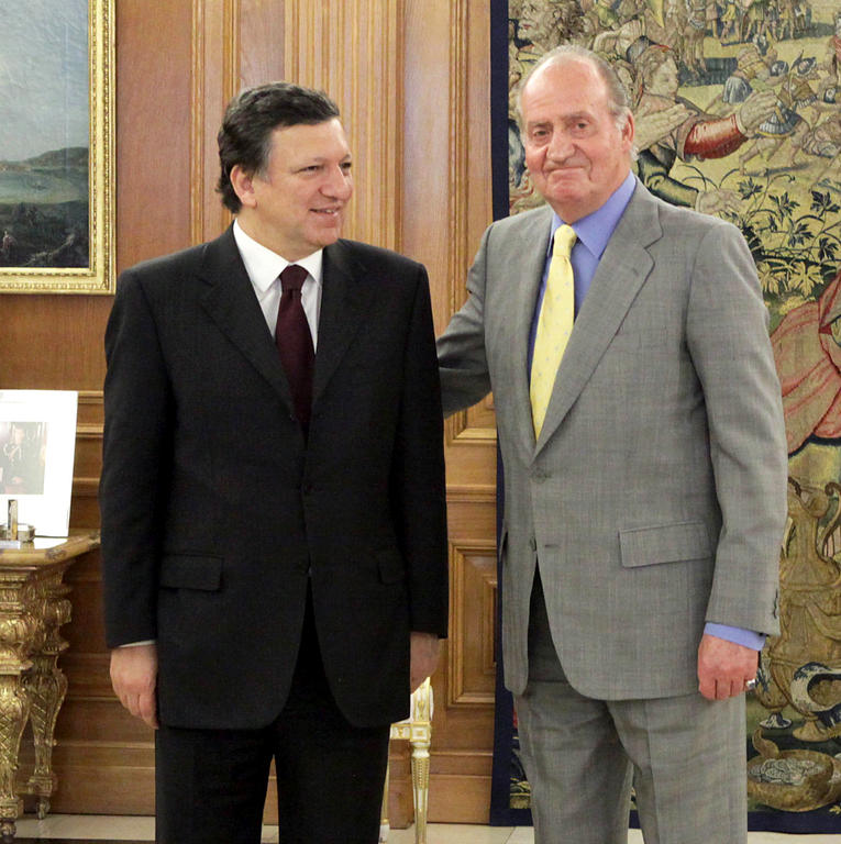Encuentro entre José Manuel Barroso y Juan Carlos I (Madrid, 14 de mayo de 2009)