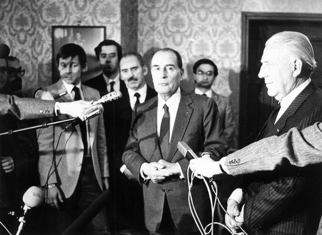 Press conference held by François Mitterrand (Luxembourg, 8 February 1984)
